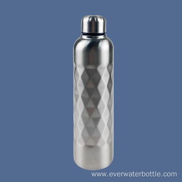 800ml Single Wall Diamonds Design Water Bottle